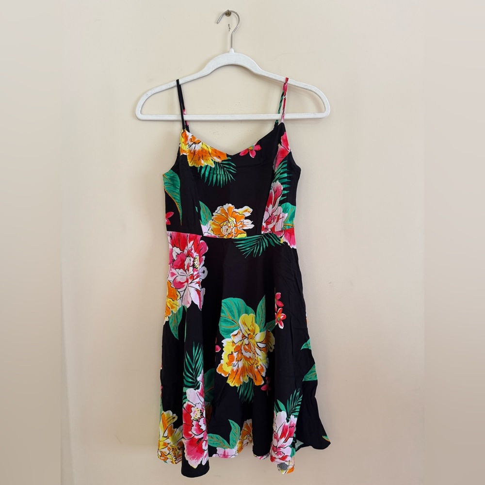 Old Navy Floral Cami Mini Dress Black Floral Size S Petite